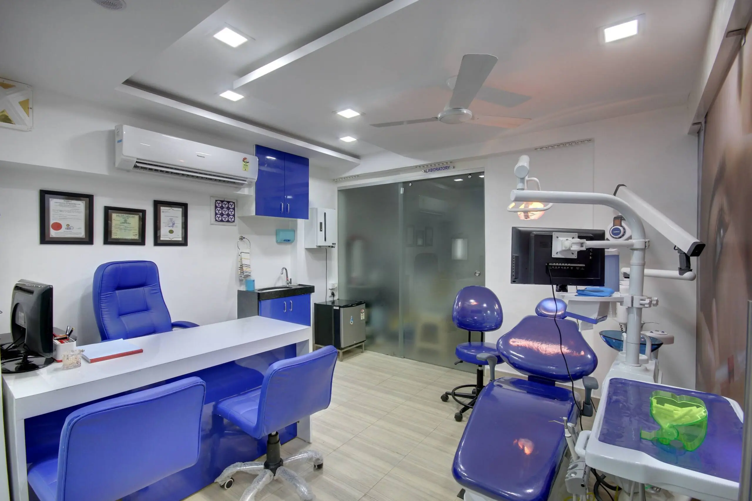 face multispecialty hospital dental chair