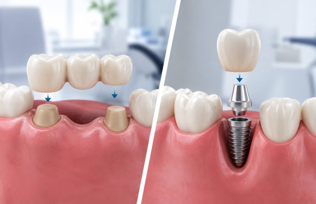 Dental Bridge vs Implant Ahmedabad