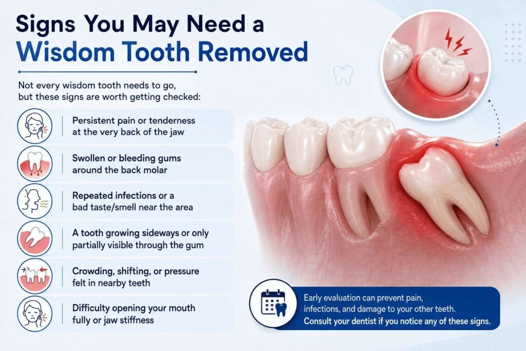 Signs You May Need a Wisdom Tooth Removed